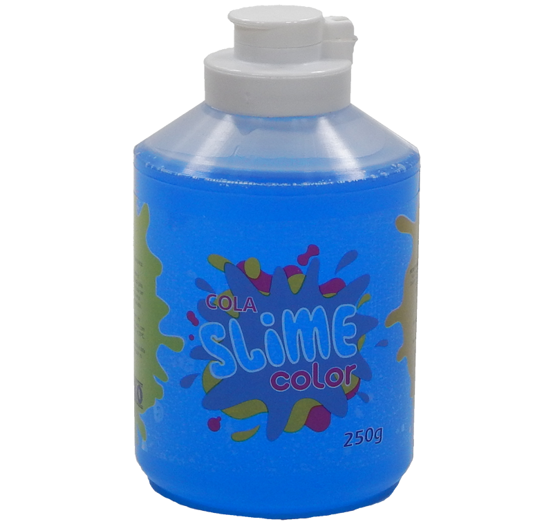 Cola Slime Color 250g Azul