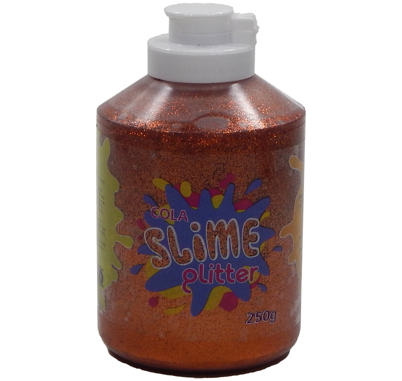 Cola Slime Glitter 250g Cobre