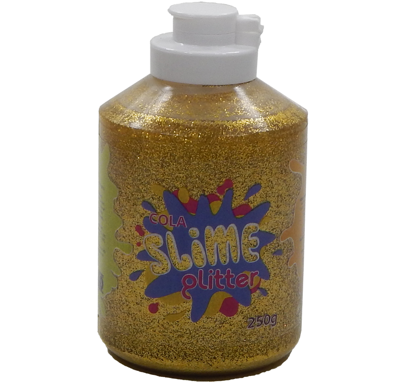 Cola Slime Glitter 250g Ouro
